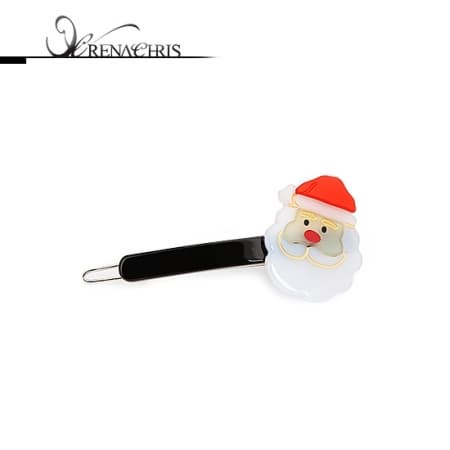 Christmas -x-mas- Santa Claus P point hairpin